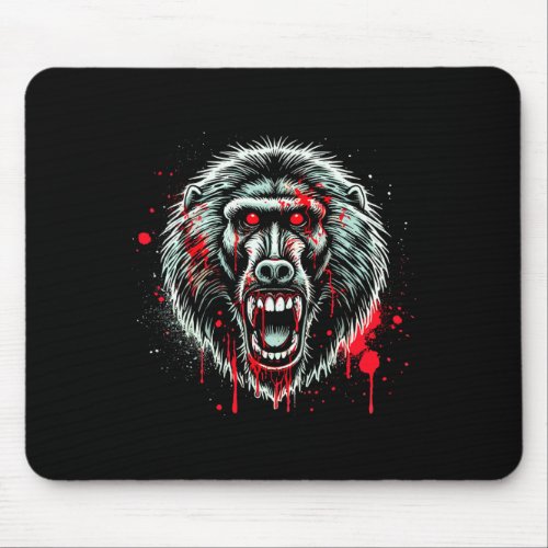Boon Halloween Party Decor Creepy Scary Bloody Kil Mouse Pad