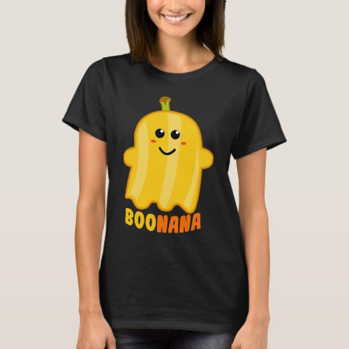 Boonana Banana Ghost Funny Scary Cute Halloween Co T_Shirt