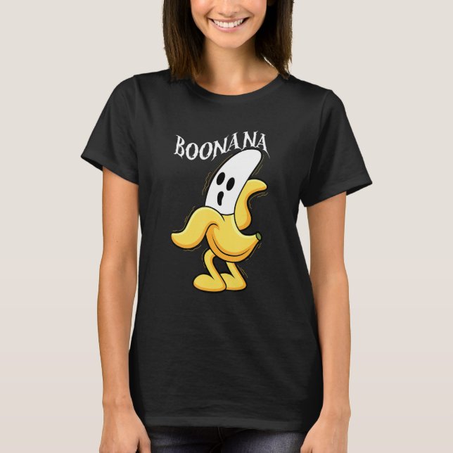 Boonana Banana Halloween Creepy Banana Costume Clo T-Shirt (Front)