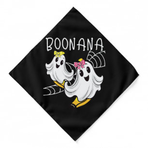 Boonana Cute Ghost Banana Halloween Bandana