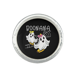 Boonana Cute Ghost Banana Halloween Ring
