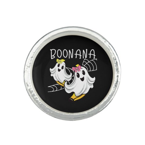 Boonana Cute Ghost Banana Halloween Ring