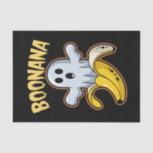 Boonana Cute Ghost Banana Halloween Tissue Paper