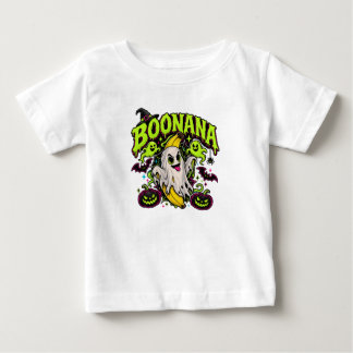 BOONANA Funny Haunted Banana Halloween Ghost Baby T-Shirt