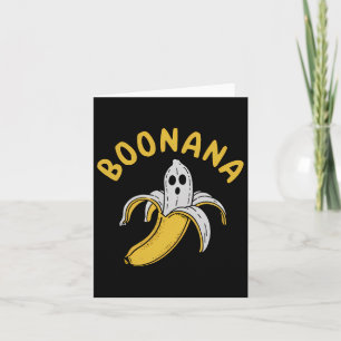Boonana Funny Skeleton Inside Banana Quirky Card
