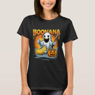 Boonana Ghost Nana Sell Funny Trick Or Treat Desig T-Shirt