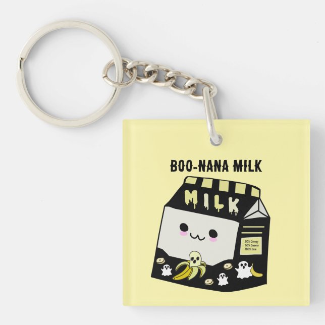 Boonana Milk Double-sided Acrylic Keychain (Front)