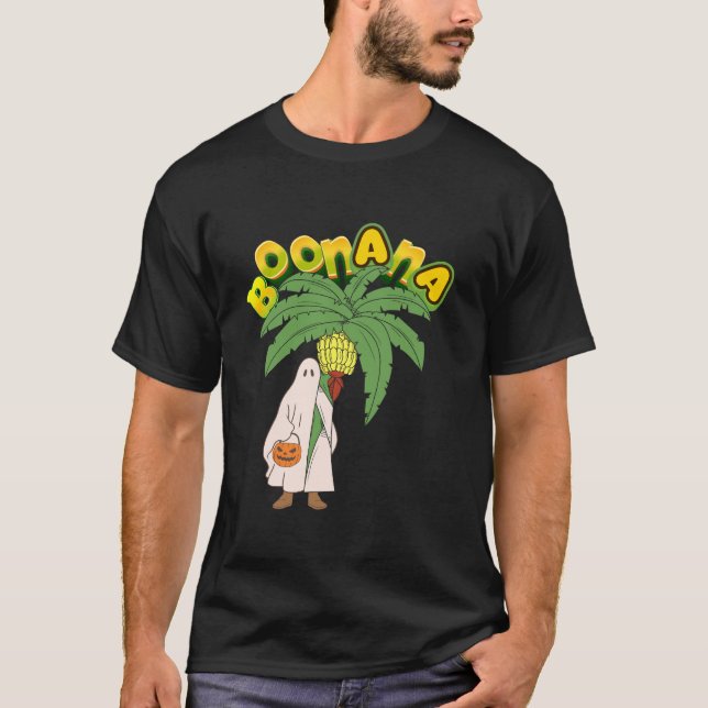 Boonana Spooky Banana Ghost Halloween shirt (Front)