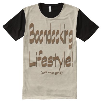 Boondocking Lifestyle Design All-Over-Print T-Shirt