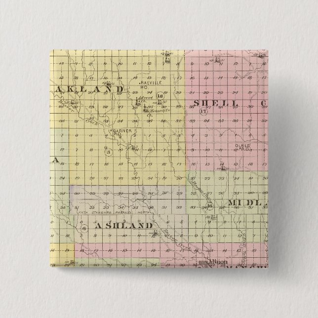 Boone County, Nebraska Button (Front)