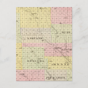 Boone County, Nebraska Postcard