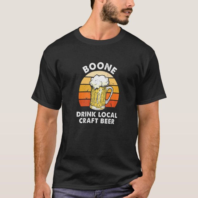 Boone Drink Local Craft Beer North Carolina Homebr T-Shirt (Front)