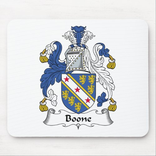 Boone Family Crest Mouse Pad