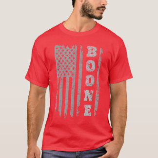 Boone Family Name I Love Boone Personalized Vintag T-Shirt