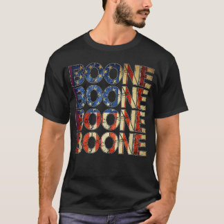 Boone Family Name I Love Boone Personalized Vintag T-Shirt