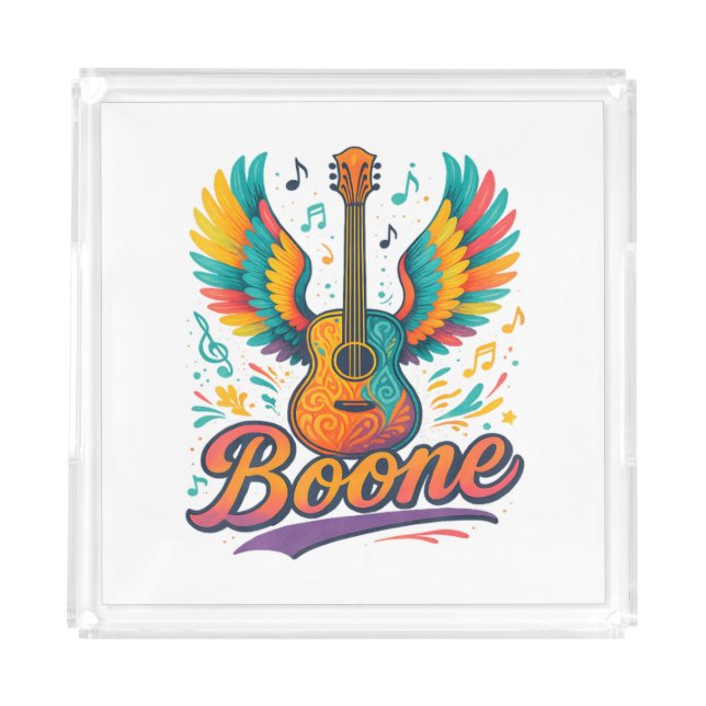 Boone Guitar Acrylic Tray (Front)