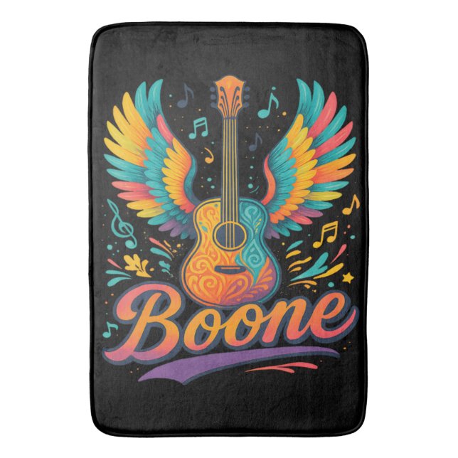 Boone Guitar Bath Mat (Front Vertical)