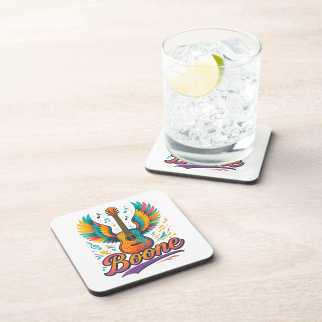 Boone Guitar Beverage Coaster (Right Side)