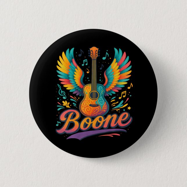 Boone Guitar Button (Front)