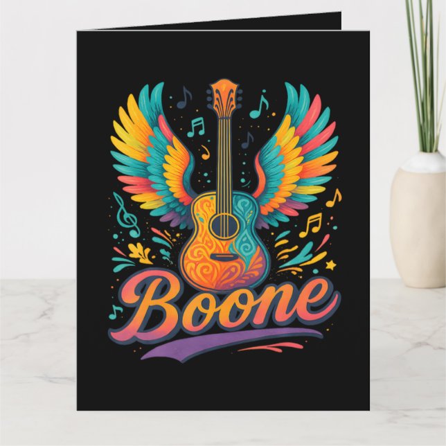 Boone Guitar Card (Front)
