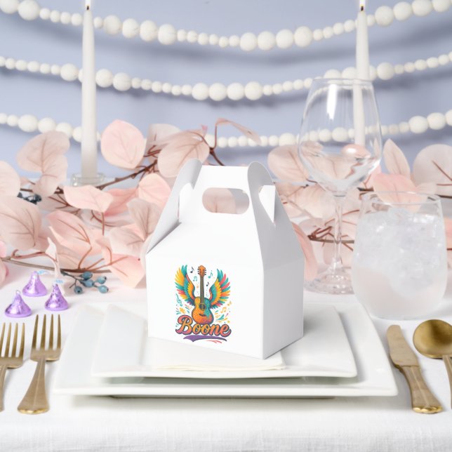 Boone Guitar Favor Boxes (Wedding)