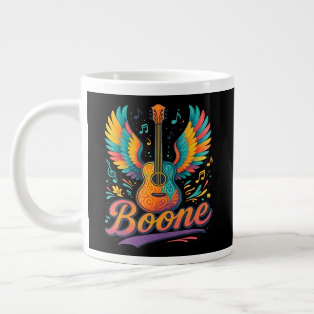 Boone Guitar Giant Coffee Mug (Left)