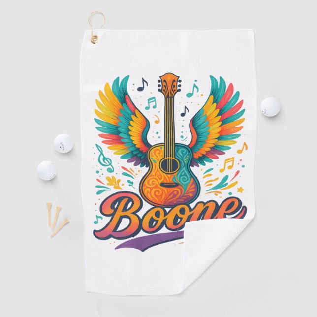 Boone Guitar Golf Towel (InSitu)