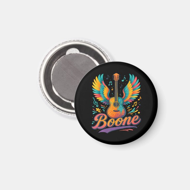 Boone Guitar Magnet (Front/Back)