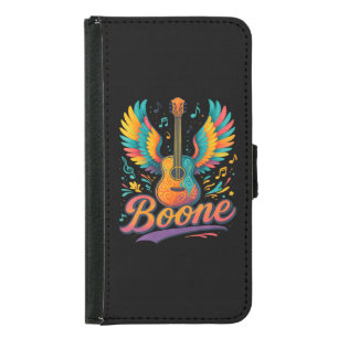 Boone Guitar Samsung Galaxy S5 Wallet Case