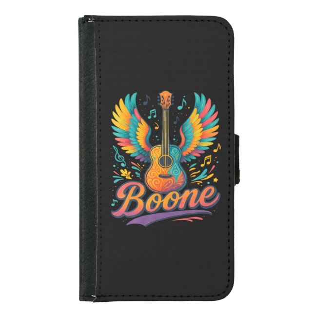 Boone Guitar Samsung Galaxy Wallet Case (Front)