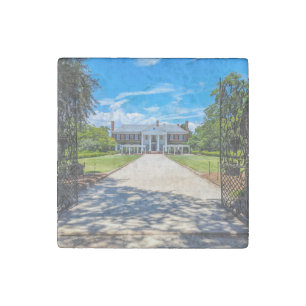 Boone Hall Plantation in Charleston, SC Stone Magnet
