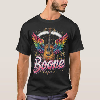 Boone Music Lover Vibes Colorful T-Shirt