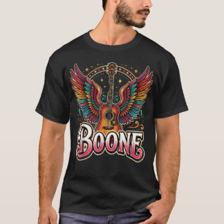 Boone Music Lover Vibes Colorful T-Shirt