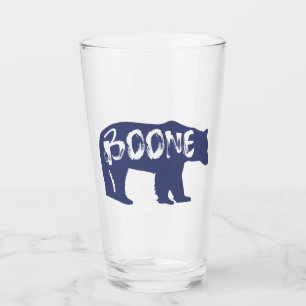 Boone North Carolina Bear Glass