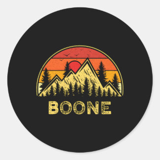Boone North Carolina Nc Mountains Hiking Classic Round Sticker