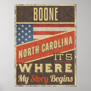 Boone North Carolina Poster