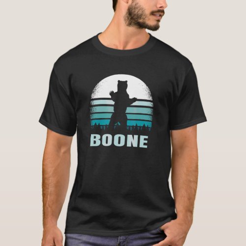 Boone North Carolina Vintage Bear Nc Distressed 80 T_Shirt