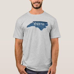 Boone North Carolina Wood Grain T-Shirt