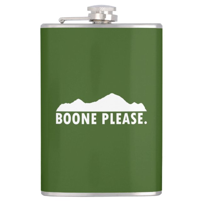 Boone Please Flask (Front)