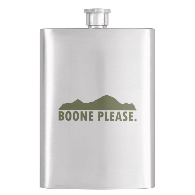 Boone Please Flask (Front)
