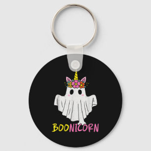 Boonicorn Ghost Unicorn Magical Soky Halloween Gir Keychain