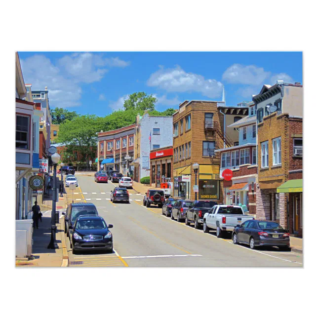 Boonton New Jersey Main Street 2 Photo Print Zazzle