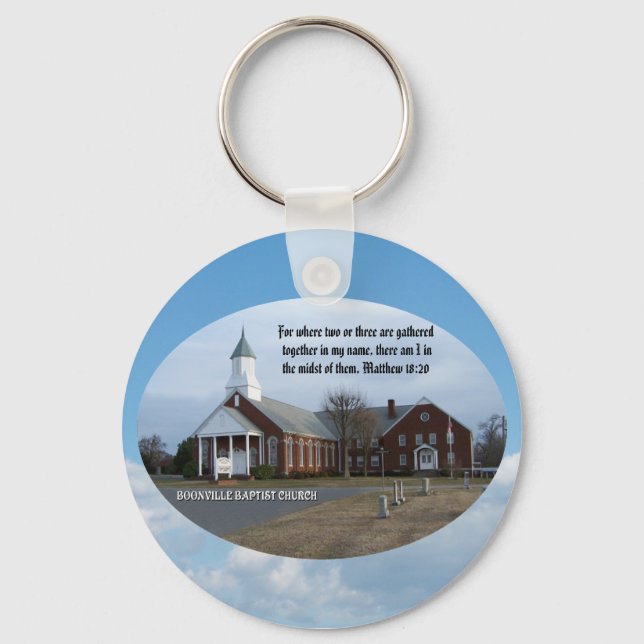 BOONVILLE BAPTIST CHURCH-KEYCHAIN KEYCHAIN (Front)