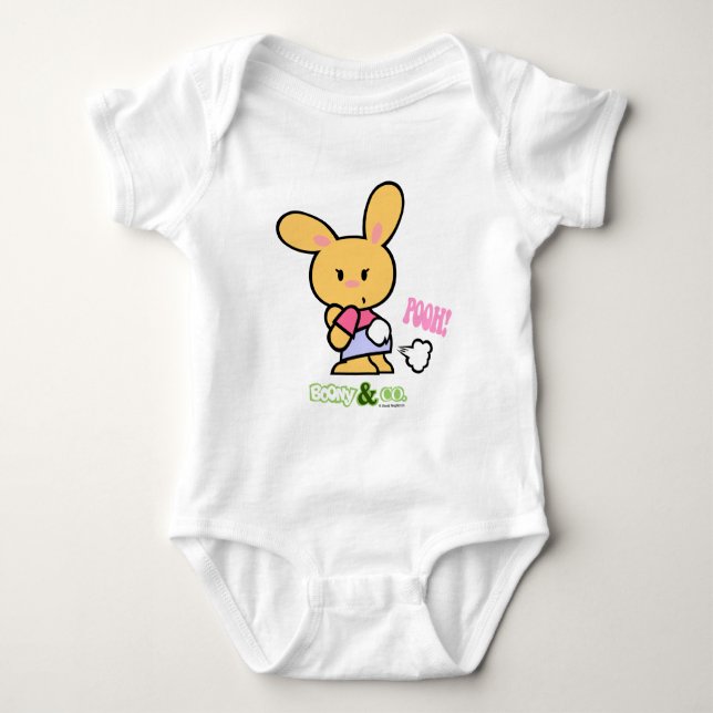 Boony & Co. Bonette Pooh White Infant Shirts (Front)
