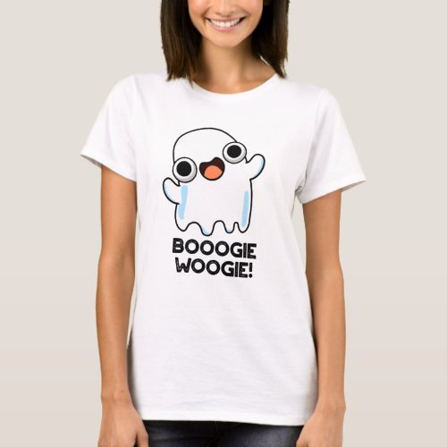 Booogie Woogie Funny Music Ghost Pun  T_Shirt