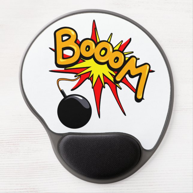 Booom! Gel Mouse Pad (Front)