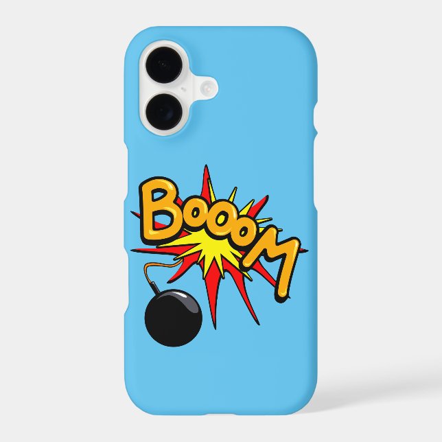 Booom! Iphone Case (Back)