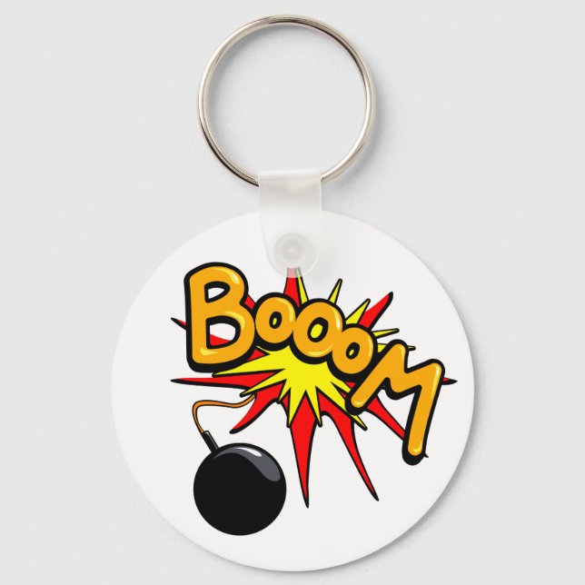 Booom! Keichain Keychain (Front)