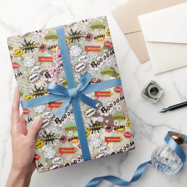 Booom Military Gear Wrapping Paper (Gifting)