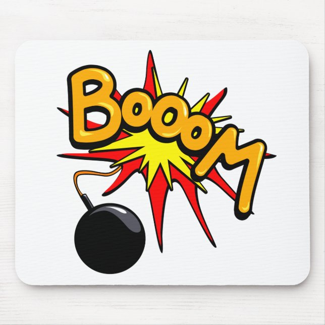 Booom! Mouse Pad (Front)